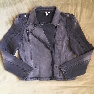 Frenchi Moto Denim Jacket